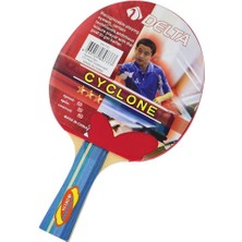 Misda Store Beyaz Cyclone Masa Tenisi Raketi (Pinpon Raketi) DS733