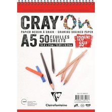 Misda Store Cray'on Çizim Blok A5 120GR 50 Yapr