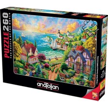 Misda Store Puzzle - Sahildeki Köy / 260 Parça Puzzle, #3343