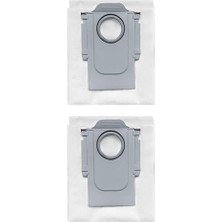 Misda Store Saros 10 Roborock ile Uyumlu 2 Adet Toz Çöp Torbası