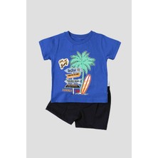 Chicsy Baby Palmiye Bakılı Tişört ve Kapri 2\'li Takım