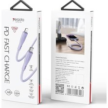 Misda Store 27W Type-C To Lightning Pd Hızlı Şarj Kablosu 1.2m