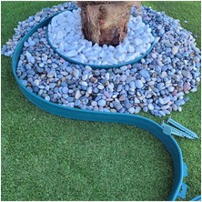 Misda Store Moda Çim Ayırıcı 5 M Yeşil Çim Sınırlayıcı Taş Toprak Ayıracı Çim Ayracı Çim Ayırıcı Bariyeri