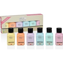 Misda Store Akrilik Boya 6X75ML Set - Pastel Renkler