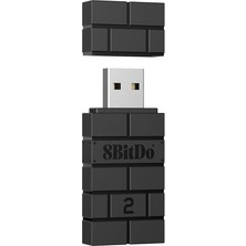 Misda Store Kablosuz USB Adaptörü 2, Xbox Series, Joycons, Switch Pro, Ps5, Ps4, Ps4 Pro, Ps3 On Switch Için Bluetooth Anahtar Denetleyicileri Adaptörü, Pc, Android, Raspberry Pi, Retrofreak (Siyah)