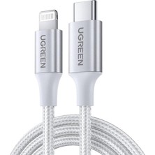 Misda Store Örgülü 36W Pd Type-C To Lightning Hızlı Şarj ve Data Kablosu 1 Metre