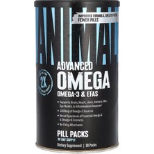 Universal Nutrition Animal Advanced Omega -3 & Efas 30 Paket Usa Version