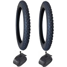 Misda Store Jant Bisiklet Ön - Arka Iç ve Dış Lastik Seti (16 x 1.95) Ekonomik Seri Lastik