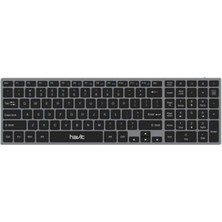 Misda Store KB263BT Kablosuz Bluetooth Uzay Grisi Klavye