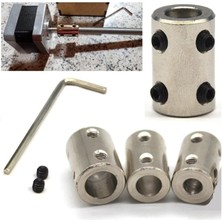 Misda Store Cnc Motor Şaftı Çoğaltıcı 5-8mm 6-8mm 8-8mm Şaft Kaplini 3lü Bağlantı Elemanı Okul Proje Uygulama