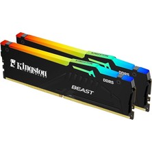 Misda Store Beast Rgb 32GB Ddr5 6400MT/S CL32 Dımm Masaüstü Ram - KF564C32BBEAK2/32TR