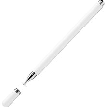 Misda Store Universal Telefon Tablet iPad Disk Uçlu Stylus Pen Dokunmatik Kalem - AL3461 Beyaz