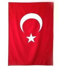 Misda Store Türk Bayrağı Alpaka Kumaş, Kırmızı, 100X150 cm