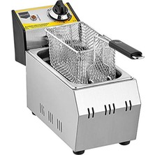 Misda Store R90 Elektrikli Fritöz, 3 L, 2500 W, Gümüş Rengi, Yüksek Hassasiyetli Termostat