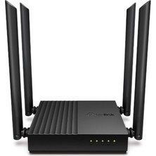 Misda Store Archer C64, AC1200 Mbps Kablosuz Mu-Mımo Wifi Router, 4 Gigabit Lan Bağlantı Noktası, Beamforming, Wpa3, Access Point Modu, Ebeveyn Denetimleri