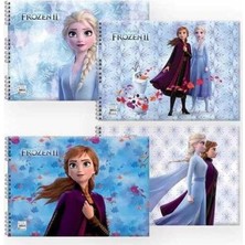 Misda Store Color Frozen Iı 25 * 35 15 Yp. Spiralli Resim Defteri