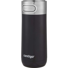 Misda Store Luxe Autoseal Termos Bardak 360 ml Siyah