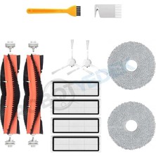 Misda Store Dreame L10 L10S Ultra Uyumlu Yedek Fırça Hepa Mop Seti-12 Parça