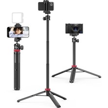 Misda Store Mt-44 Uzatılabilir Vlog Tripod Siyah