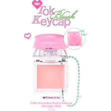 Peripera Ciltte Kremden Pudra Dokuya Dönüşen Allık Perıpera Tok Blush Keycap (05 Thanks To You)