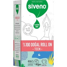 Misda Store Doğal Roll-On Teen Girl Genç Kız Deodorant Ter Kokusu Önleyici Bitkisel Lekesiz Vegan 50 ml