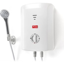 Misda Store K7008 Ekvator Elektrikli Şofben | 7500W Güç | 3 Kademe Isıtma | Anında Sıcak Su | 3l/dk Su Debisi | Ipx4 Neme Karşı Koruma