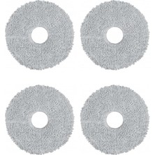 Misda Store L10S Pro Ultra Head ile Uyumlu Mikrofiber Mop Bez 4 Adet