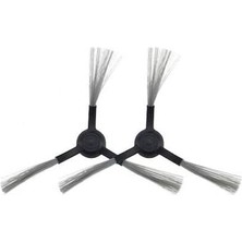 Misda Store Vacuum Mop Pro ile Uyumlu 2li Siyah Yan Fırça, Xiaomi Vacuum Mop STYTJ02YM Viomi V2 Viomi V2 Pro Viomi V3 Viomi Se ile Uyumlu 2 Adet Siyah Yan Fırça