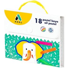 Misda Store Pastel Boya, 18 Renk, Çanta