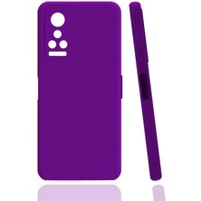 Misda Store General Mobile Gm 22 Pro Kılıf Silikon Renkli Kapak Biy Mor