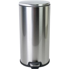 Misda Store Cigo Pedallı Çöp Kovası 20LT Dkp Beyaz-Iç Kısım Siyah