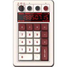 Leaf Shop Retro 18 Mechanical Numpad, Supports Calculator Mode, Bluetooth/2.4g/wired Numpad For Windows And Android - Fami Edition