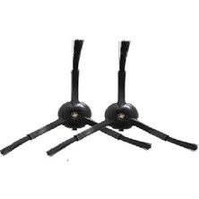 Leaf Shop ile Uyumlu S8, S8 Plus, S8 Pro Ultra Robot Süpürge Yan Fırça Yenileme Seti-S8, S8 Plus, S8 Pro Ultra Için 2 Adet Siyah Yan Fırça