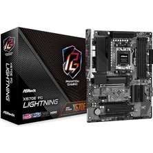 Misda Store X670E Pg Lightning Atx Anakart Amd Am5 Ryzen 8000 ve 7000, Ddr5, 4x M.2 Ssd, 4K 120Hz, Amd Expo, USB Type-C