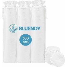 Leaf Shop Adet Yuvarlak Makyaj Temizleme Pamuğu -%100 Saf Premium Kalite Disk Pamuk, Fondöten ve Makyaj Çıkarma Pedi, Tüy Bırakmaz, Yumuşak ve Taşınabilir (M, Adet, 300)