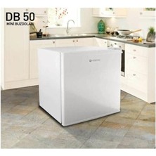 Leaf Shop DB50 Mini Buzdolabı 50 Lt, Beyaz