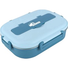 Leaf Shop Badger 304 Paslanmaz Çelik Mavi Lunchbox 1000 ml ve 1 Adet Çelik Kaşık, Dayanıklı Kamp Ekipmanları, Kamp Aksesuarları, Açık Hava Sporları, Doğa Sporları, Yürüyüş, Kamp Mutfağı, Kamp Malzemeleri