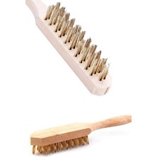 Leaf Shop Sert Zemin Için Tahta Saplı Tel Fırça No:4 1410