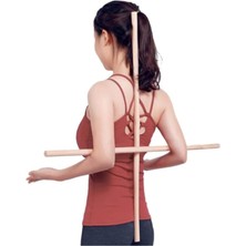 Leaf Shop Yoga Stick Pilates Fitness Spor Aleti Vücut Esneme Gerdirme Kardiyo Egzersiz