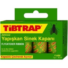 Leaf Shop Tibtrap Yapışkan Karasinek Tuzağı Sinek Bandı 1 Paket, Yapışkan Sinek Kapanı
