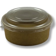 Leaf Shop Karton Salata Kasesi Kapaklı 500CC 50 Adet