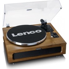 Misda Store LS-410 Pikap - Bluetooth Pikap - Entegre Hoparlör 40 Watt Rms - Kayış Tahrikli - Ön Amplifikatör - Rca Out ve Aux-In - Ahşap LS-410WA Kahverengi