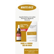 Leaf Shop Rice Aydınlatıcı & Leke Karşıtı Bakım Kremi Bakım ve Koruma Ikisi Bir Arada Özel Paket