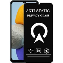 Leaf Shop Iletişim Samsung Galaxy M23 Tam Kaplayan Anti Statik Görünmez Safir Ekran Koruyucu Hayalet Cam