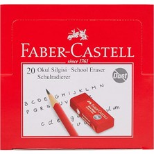 Leaf Shop Kırmızı Silgi, 20’li, Kurşun Kalem Izlerini Kolayca Silen, Yumuşak ve Dayanıklı Yapı, Doğa Dostu Tasarım