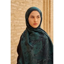 Petrol Ed Scarf Rustle Floş Viskon Şal
