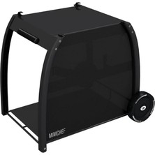 Leaf Shop Minichef Barbekü Standı ve Taşıma Arabası
