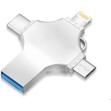 Leaf Shop Android Type-C Lightning To USB 3.0 Çevirici Flash Disk Mouse Klavye Bağlantı Kiti -AL2742