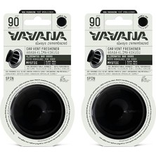 Leaf Shop Spin Araba Klima Kokusu - Profesyonel Otomobil Kokusu | Bpa & Sıvı Içermez | 90 Gün Etkili - 2'li Set (Mystıc)