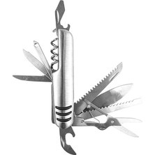 Leaf Shop Çok Amaçlı Çakı 11 Fonksiyonlu Isviçre Çakısı Katlanır Metal Çakı - FC123